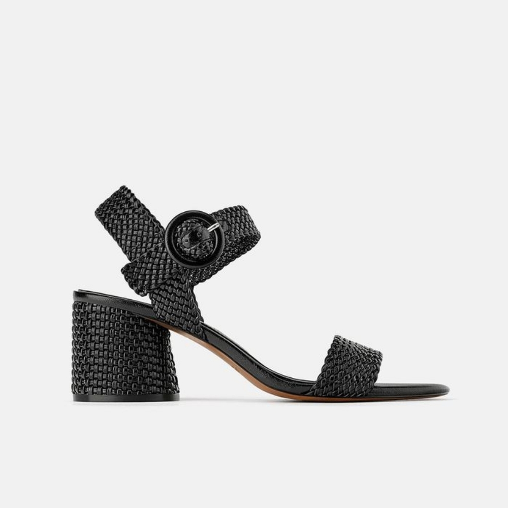 Chunky Heel Sandals - size 8 (EU 39)